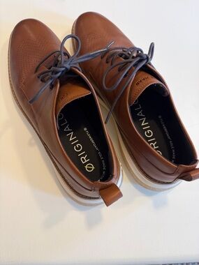 Cole Haan Original Grand Men’s Brown Leather Derby Oxfords Sz 13.  NWOB. Tub6